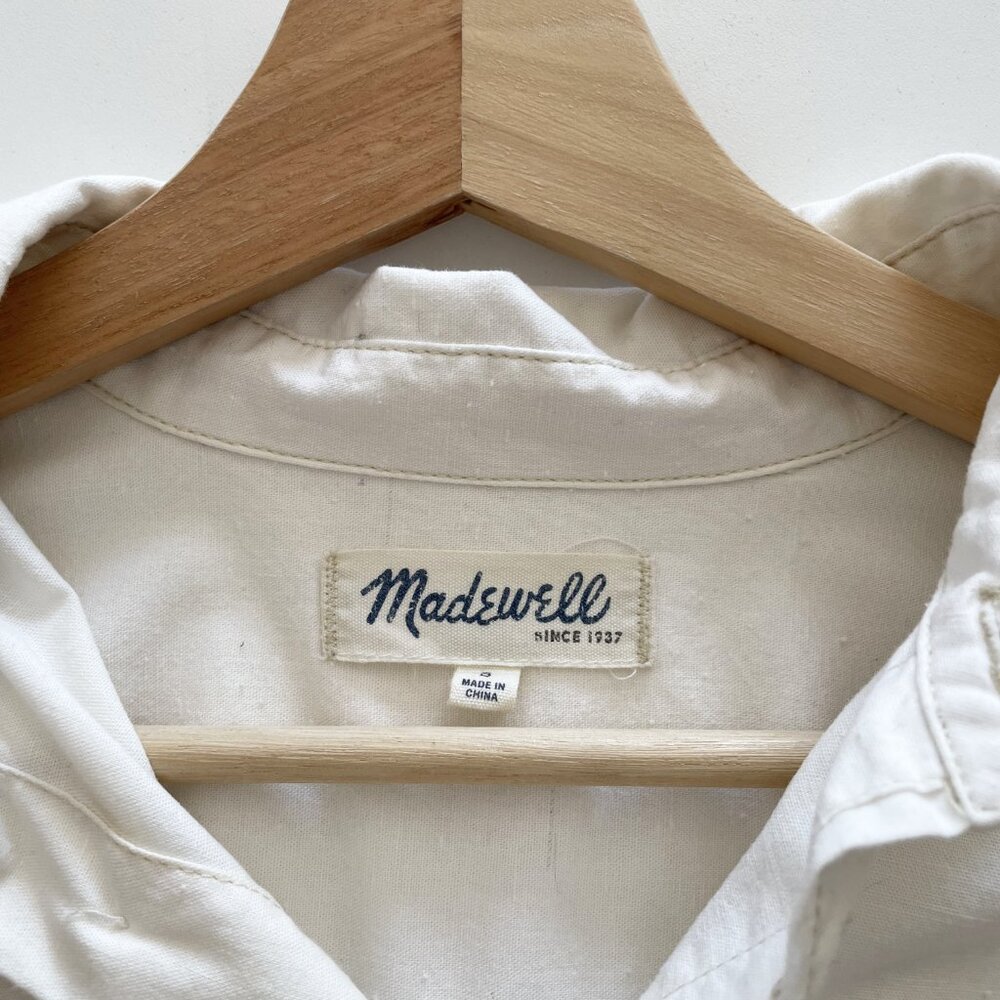 Madewell Side Panel Button Up - image 4